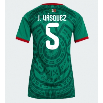Billige Fotballdrakt Mexico Johan Vasquez #5 Replika Hjemmedrakt Dame VM 2026 Kortermet